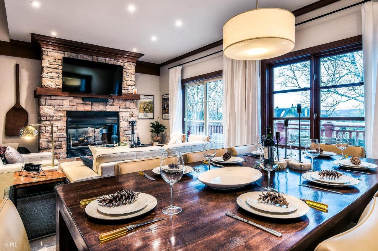 Le Plateau Ski Inout W 3Bdrs W Pool Access Mont-Tremblant Eksteriør bilde